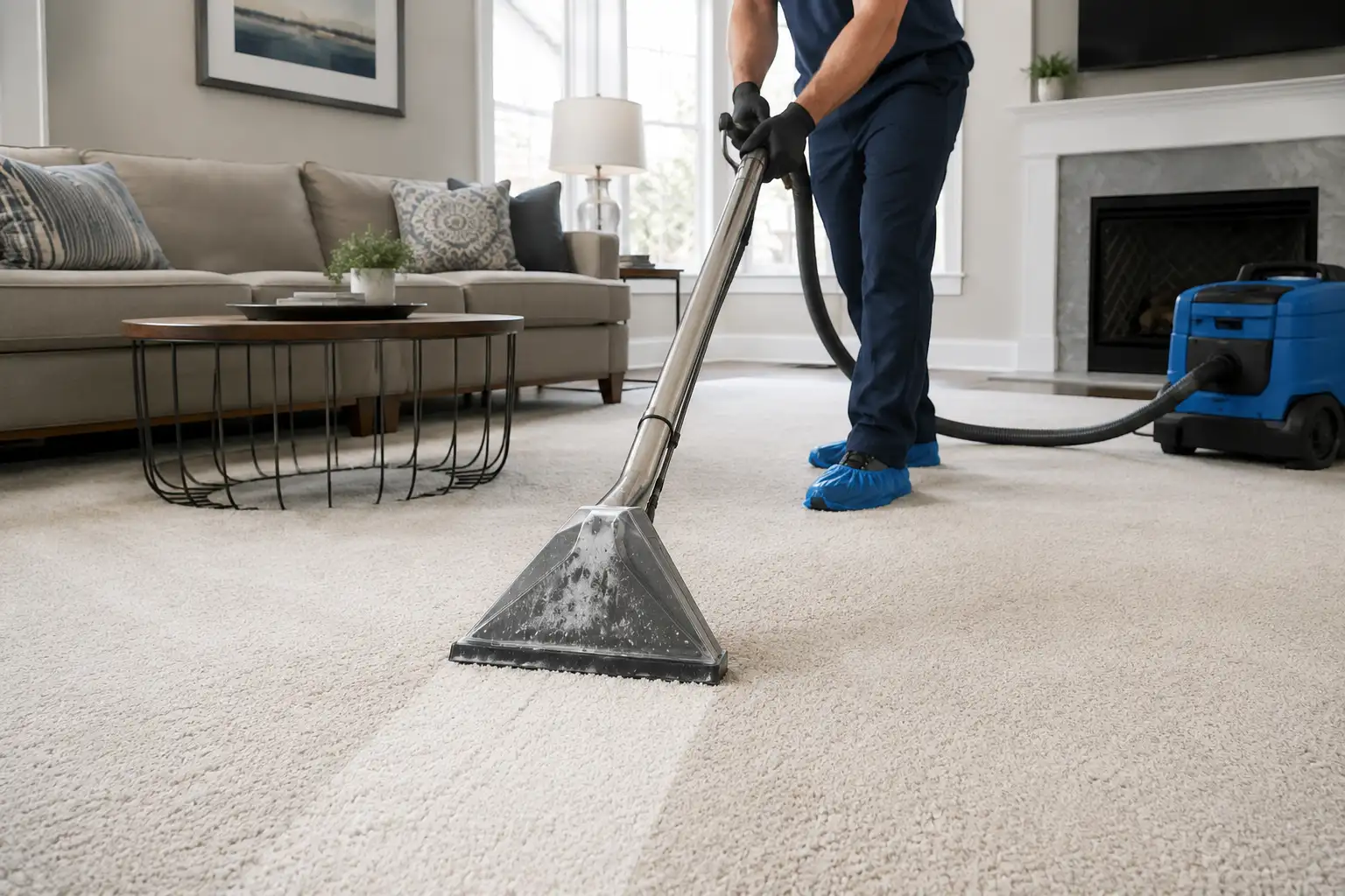 Carpet cleaning in Boiling Springs SC — professional hot water extraction service